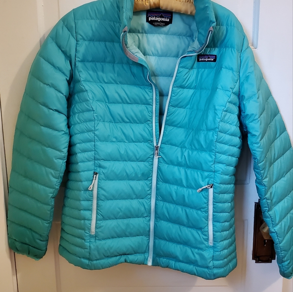 Turquoise Patagonia jacket